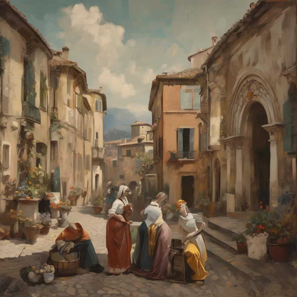 καλλιτεχνική δημιουργία, τέχνη, ρολόι, πόλη, ζωγραφική, ιστορική, πολιτισμός, ανθρώπινη έκφραση, δημιουργός, τέχνη και πολιτισμός, ζωγραφική σκηνή, αρχιτεκτονική, παραδοσιακά, βόλτα, ανθρώπινη δραστηριότητα.